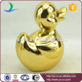 Ouro rosa pato gigante, criança brinquedo para decoração de casa com personalizado